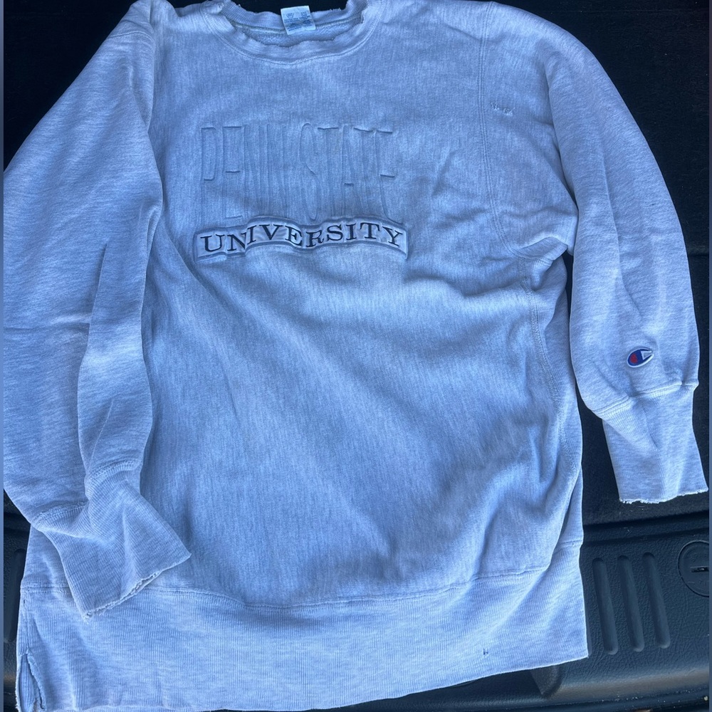 Embroidered Penn State crewneck